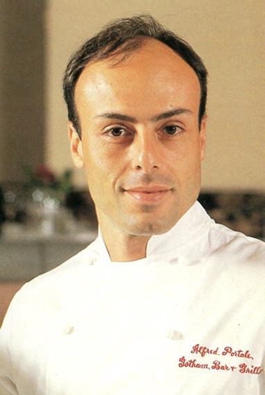 Alfred Portale in 1985, the year he took over Gotham's kitchen (photo courtesy Gotham Bar and Grill)