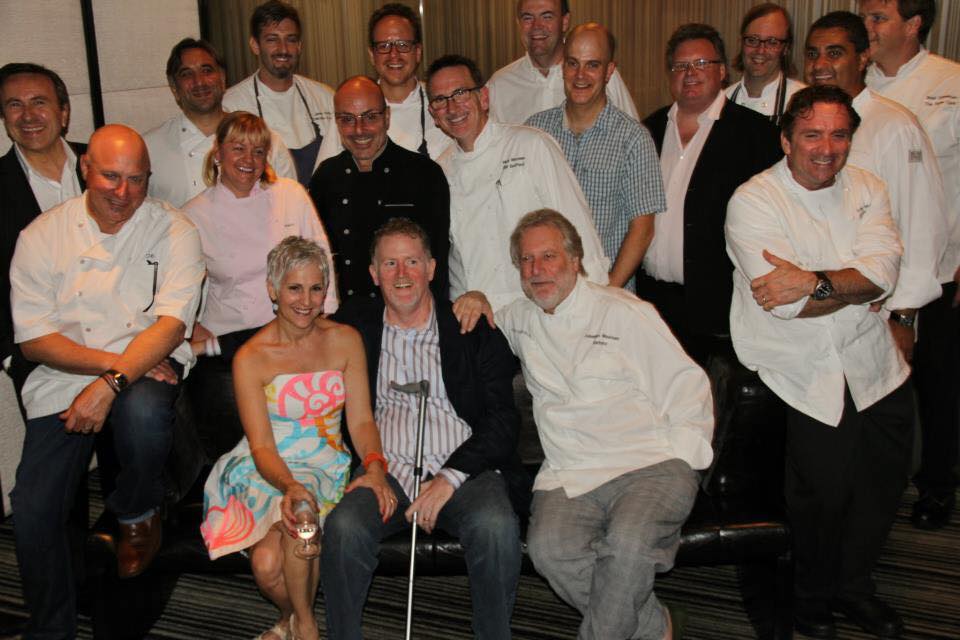 Chefs and restaurateurs came offered incredible support to Gerry in recent years. (used by permission)