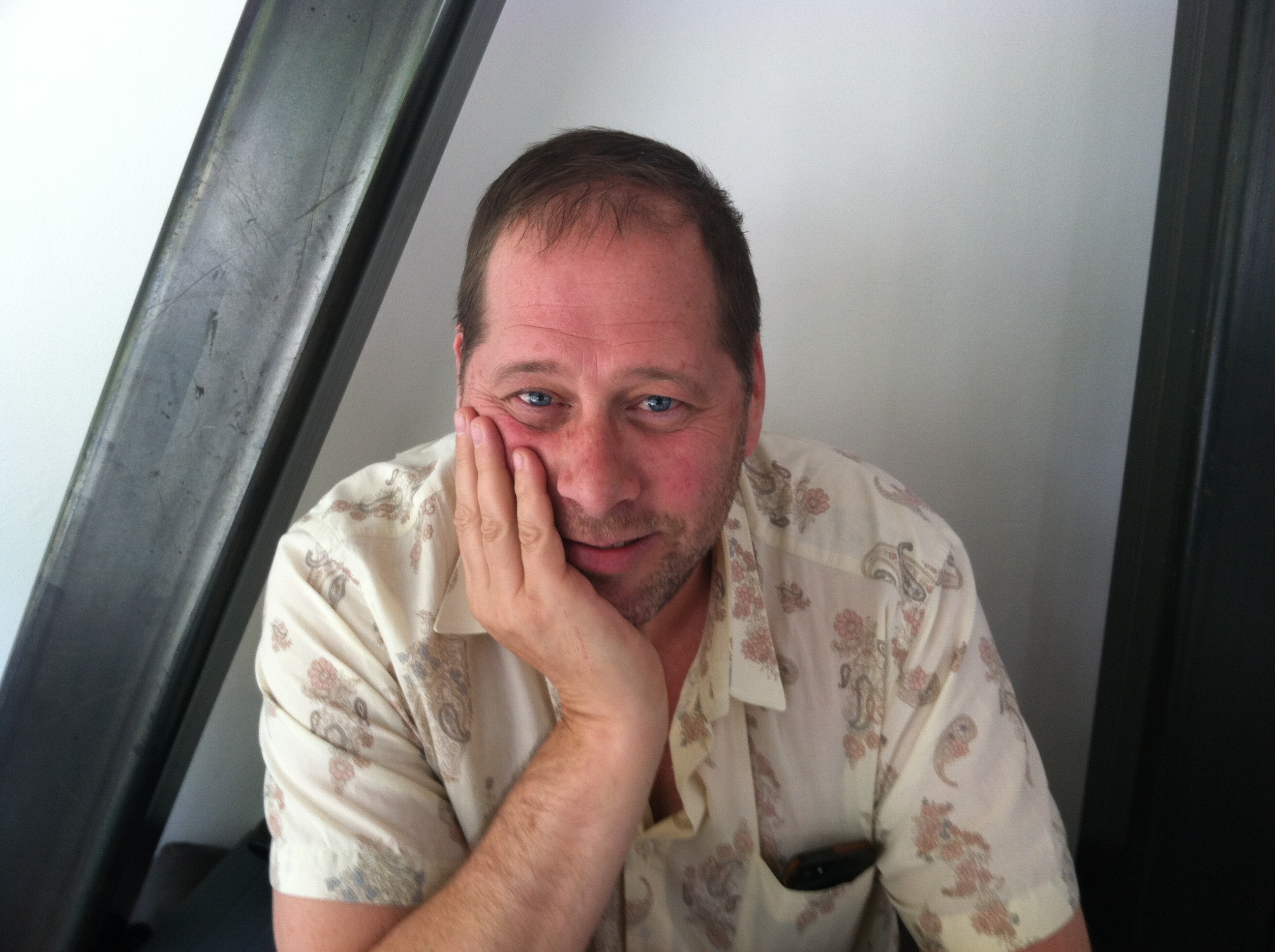 David Kinch, at lunch at Zuni Cafe.  May 15, 2014. (photo Table 12 Productions, Inc.)