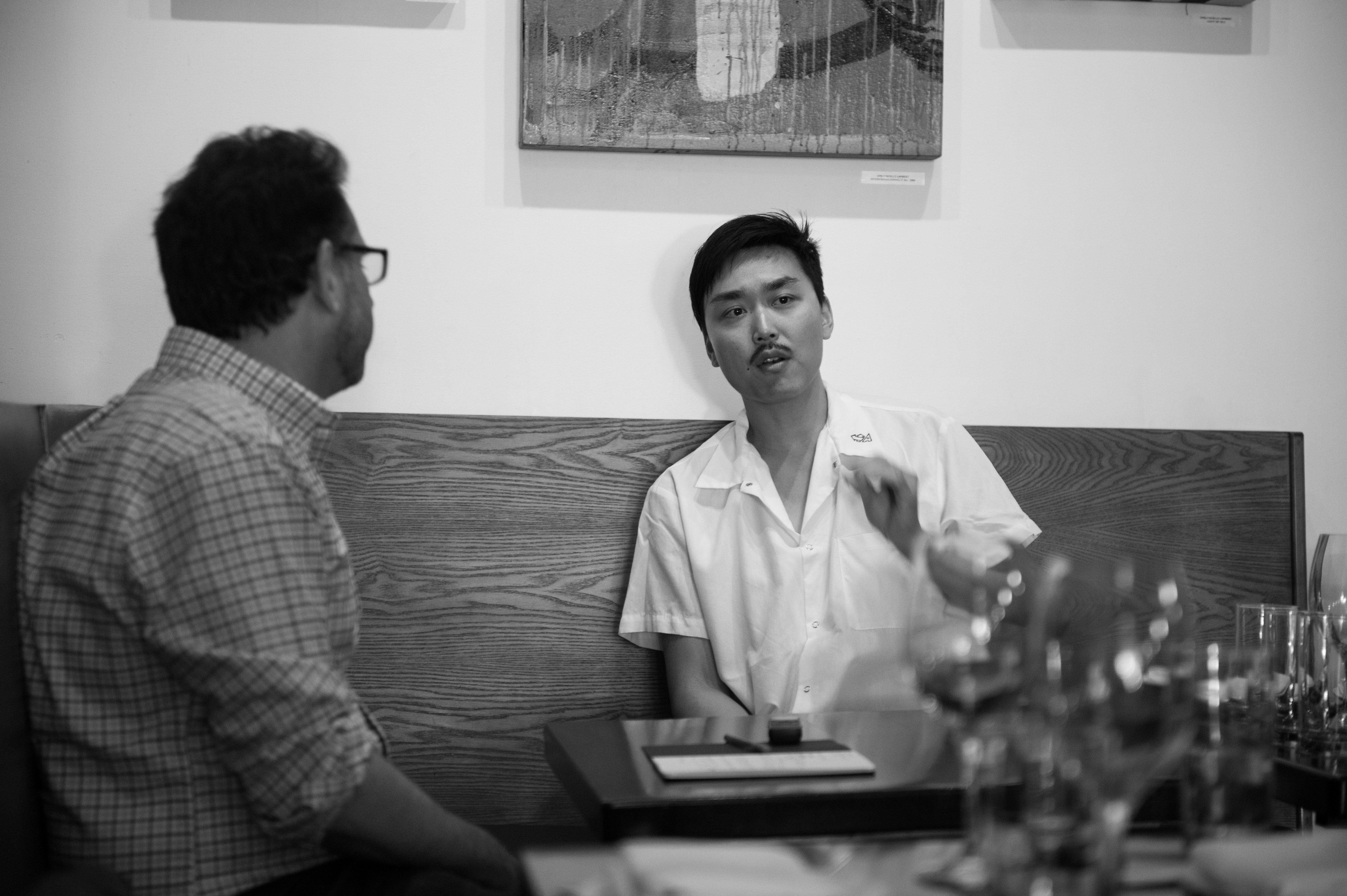 Jonathan Wu and the author at Fung Tu. (photo by Evan Sung)