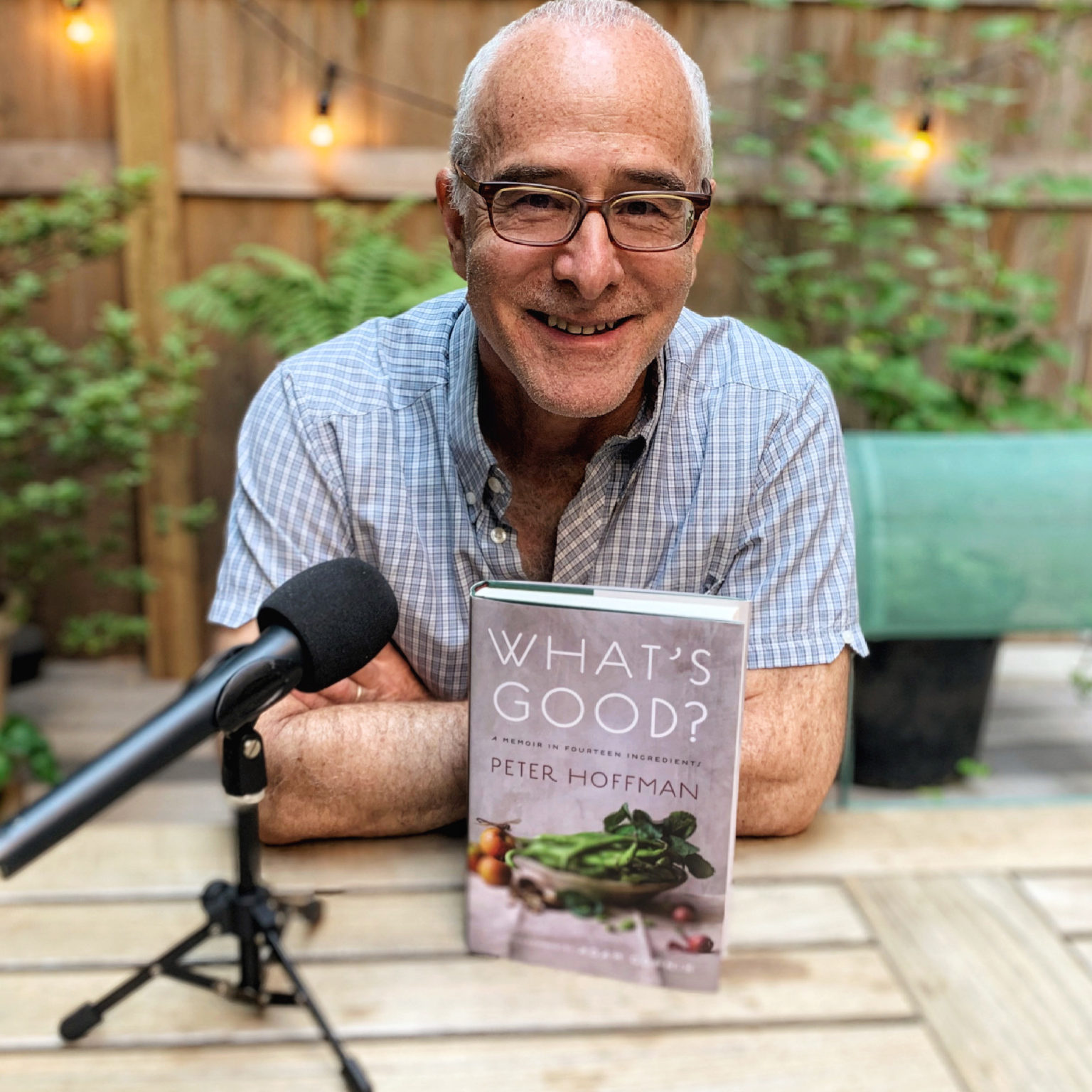 Peter Hoffman (chef & author of What's Good?); Jacqueline Raposo on ...